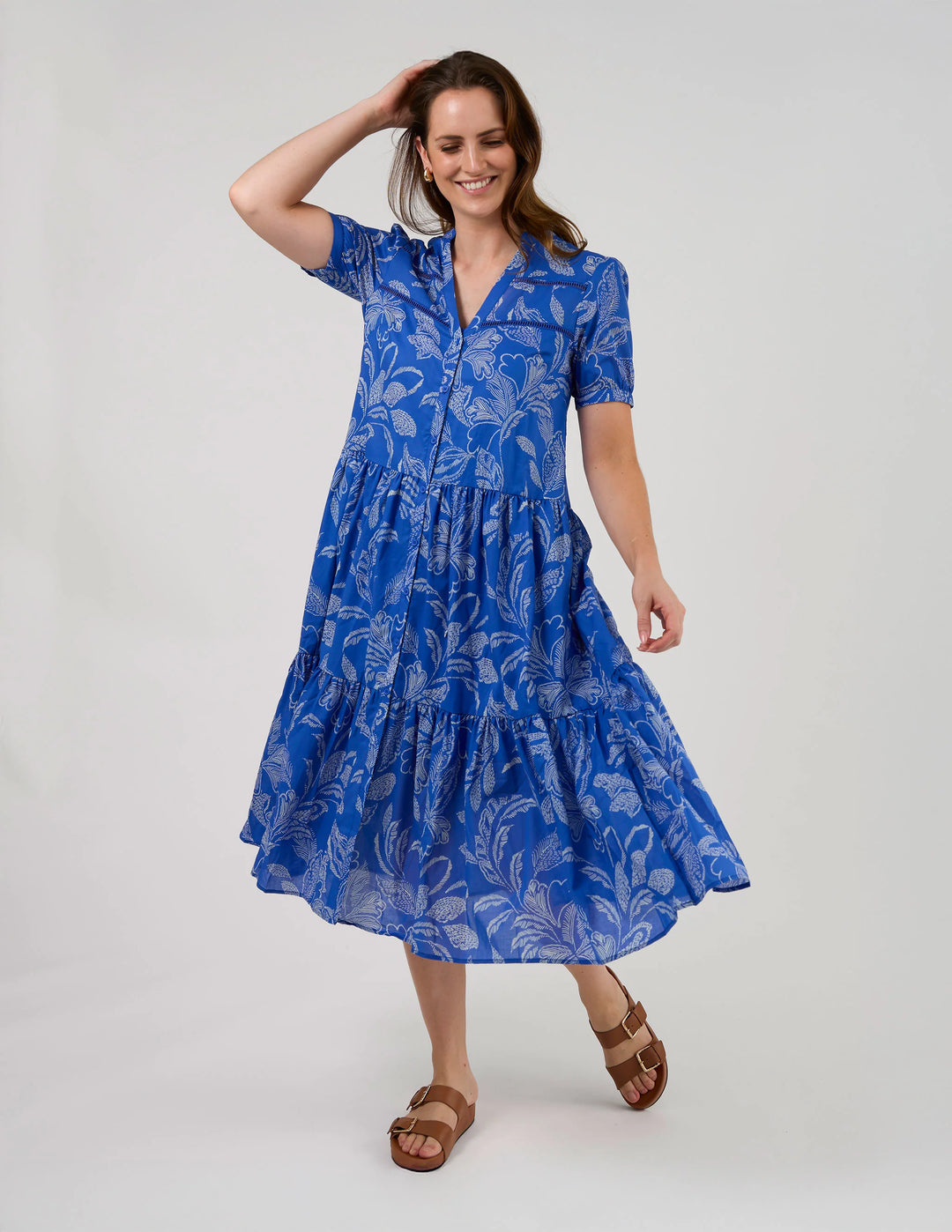 Maxine Dress | Corfu Cobalt