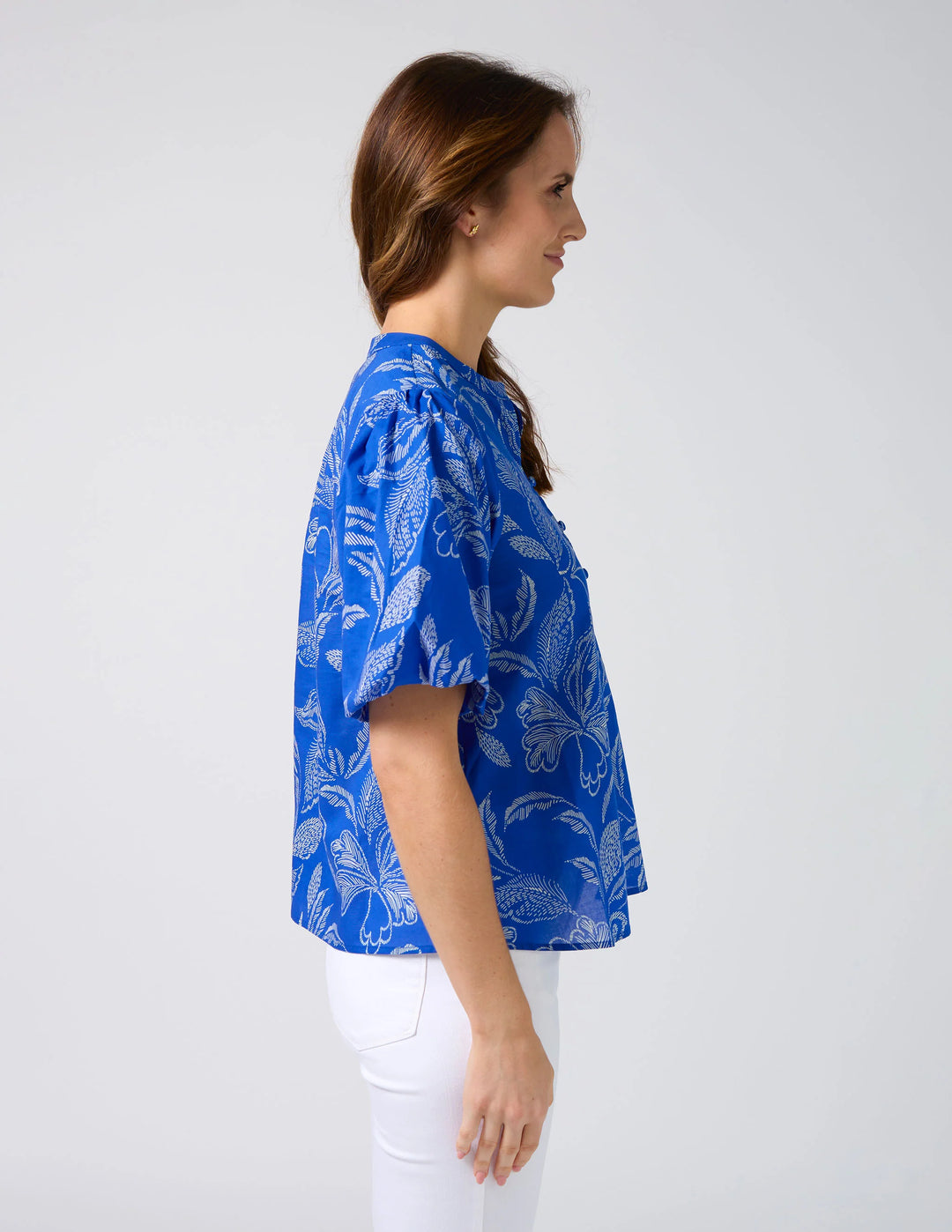 Tamara Blouse | Corfu Cobalt