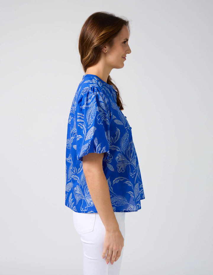 Tamara Blouse | Corfu Cobalt
