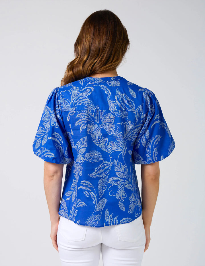 Tamara Blouse | Corfu Cobalt