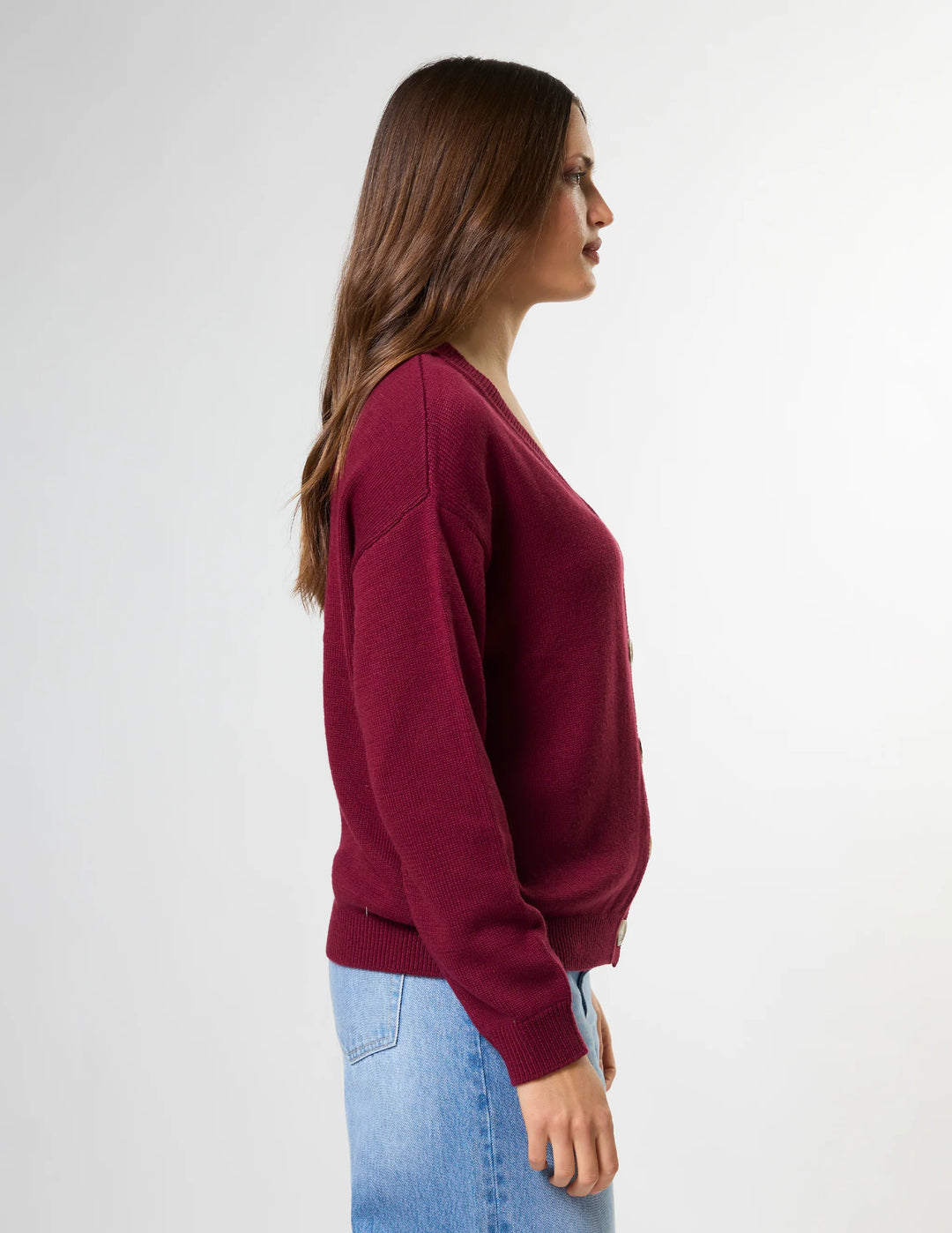 Academy Cardigan | Oxblood