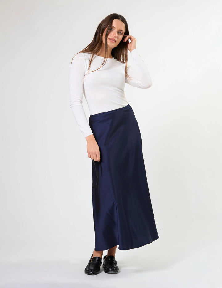 Callista Skirt  |  Midnight Navy