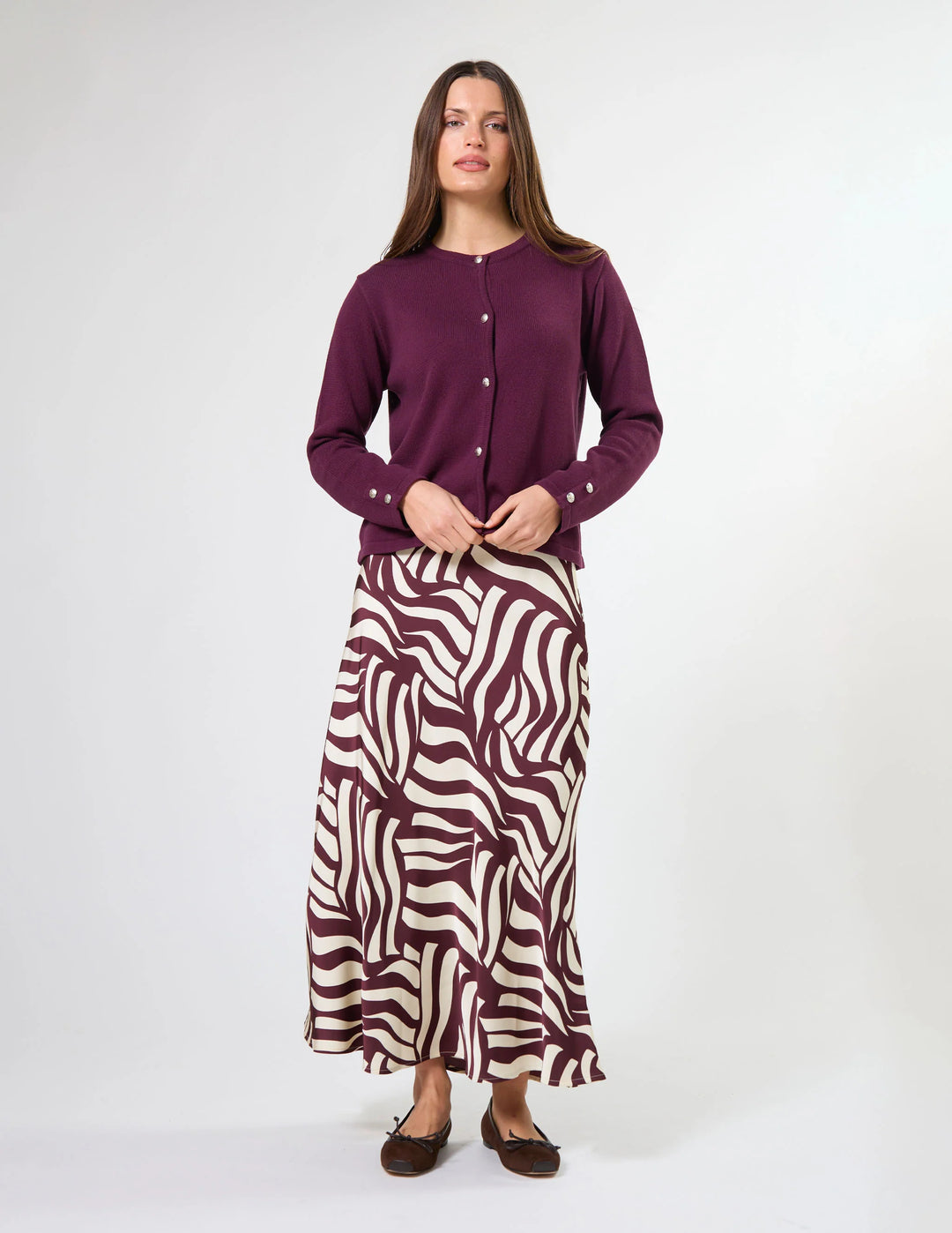 Callista Skirt | Syrah Swirl