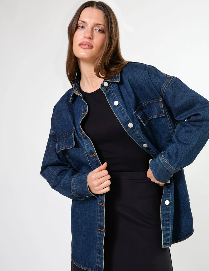 Marlow Shirt | Dark Wash