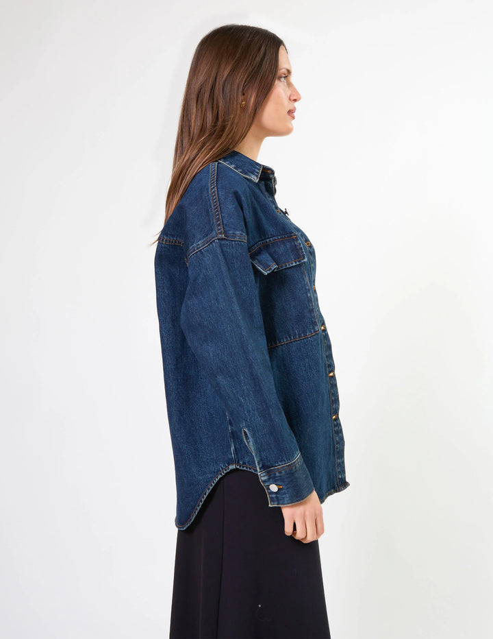 Marlow Shirt | Dark Wash