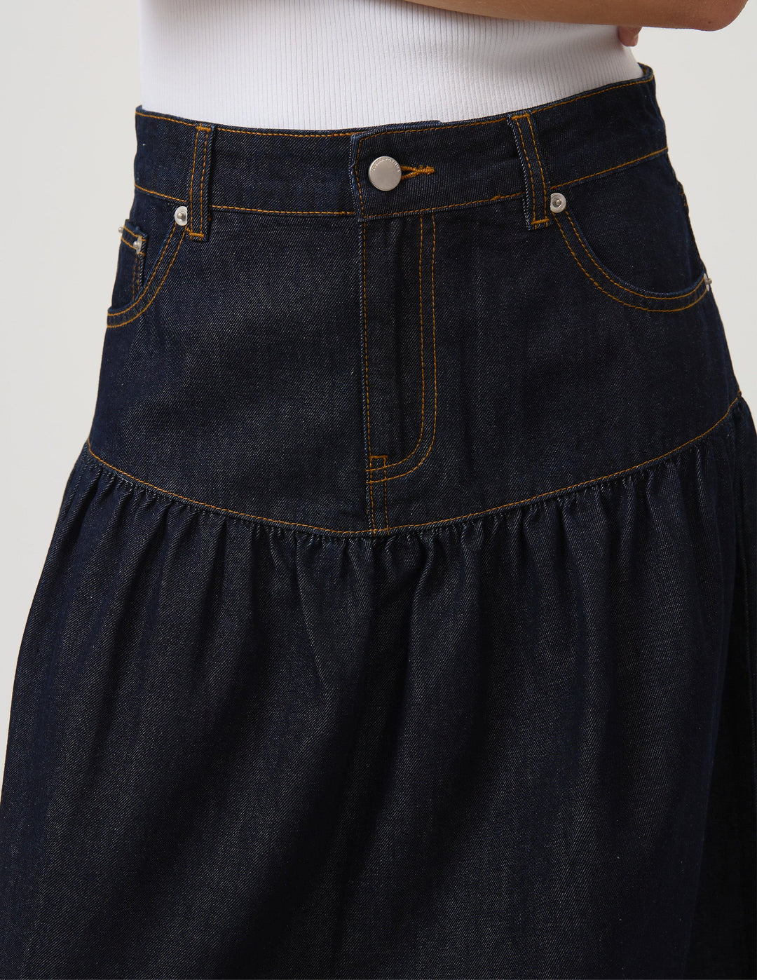 Davina Skirt | Indigo