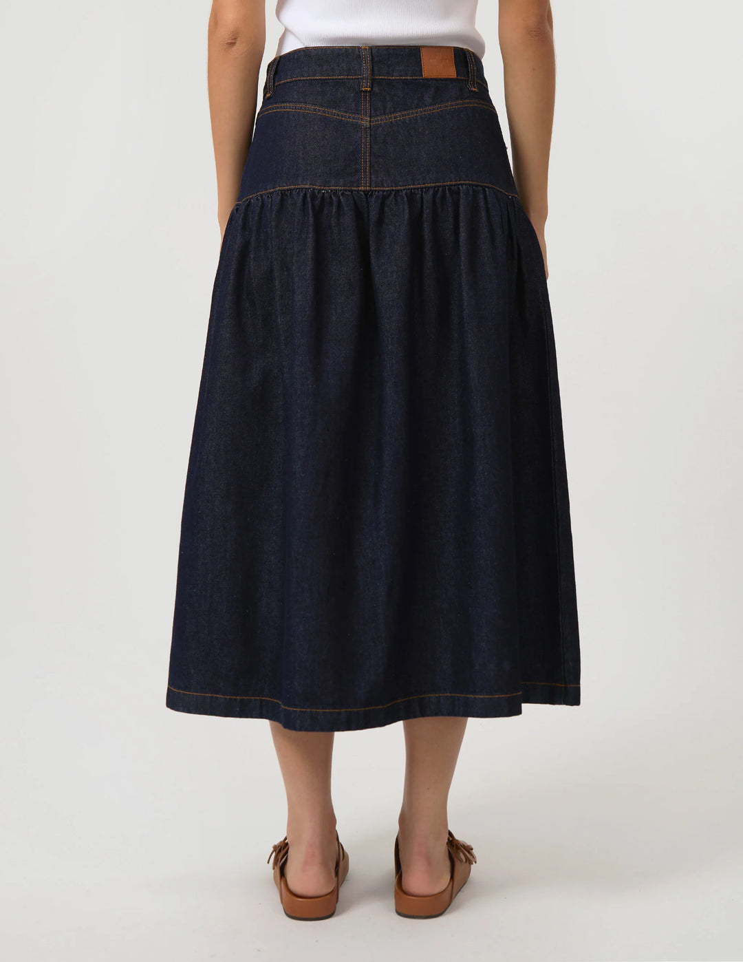 Davina Skirt | Indigo