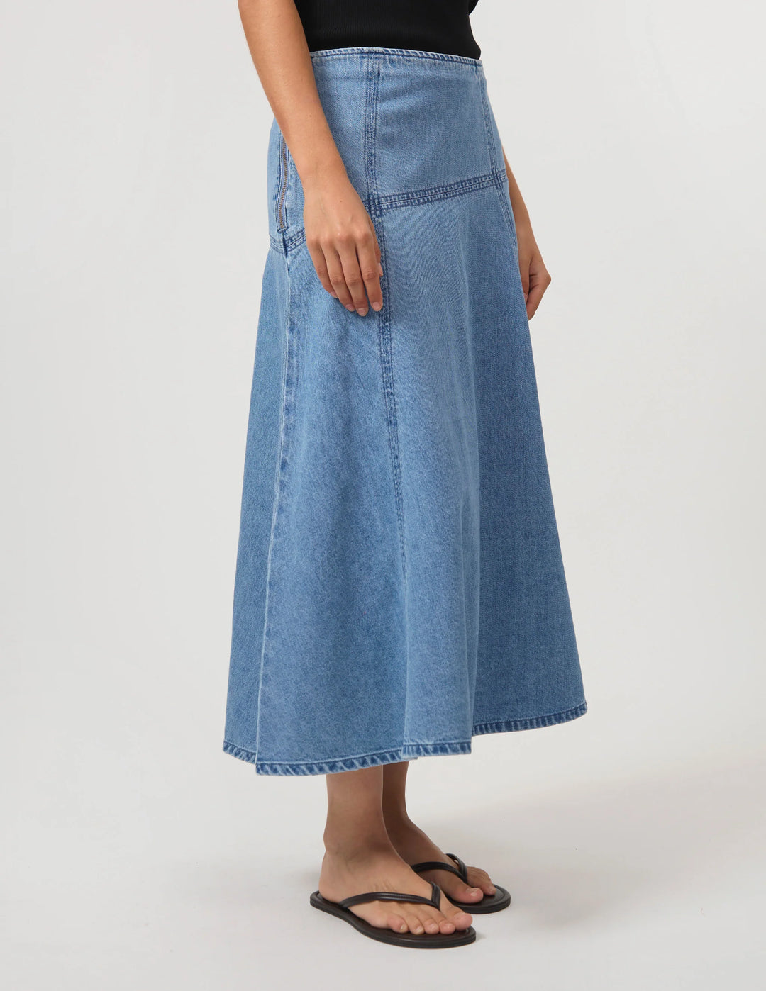 Hazel Skirt | Mid Blue