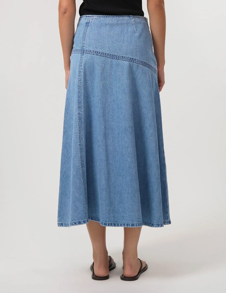 Hazel Skirt | Mid Blue