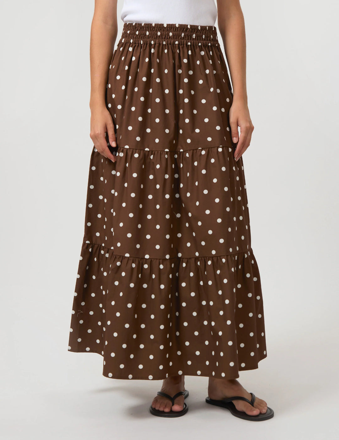 Marlia Skirt | Chocolate Spot