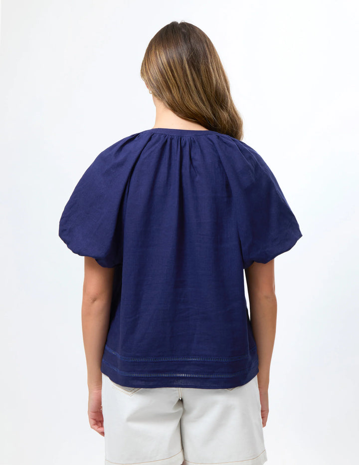 Bertie Blouse | Navy