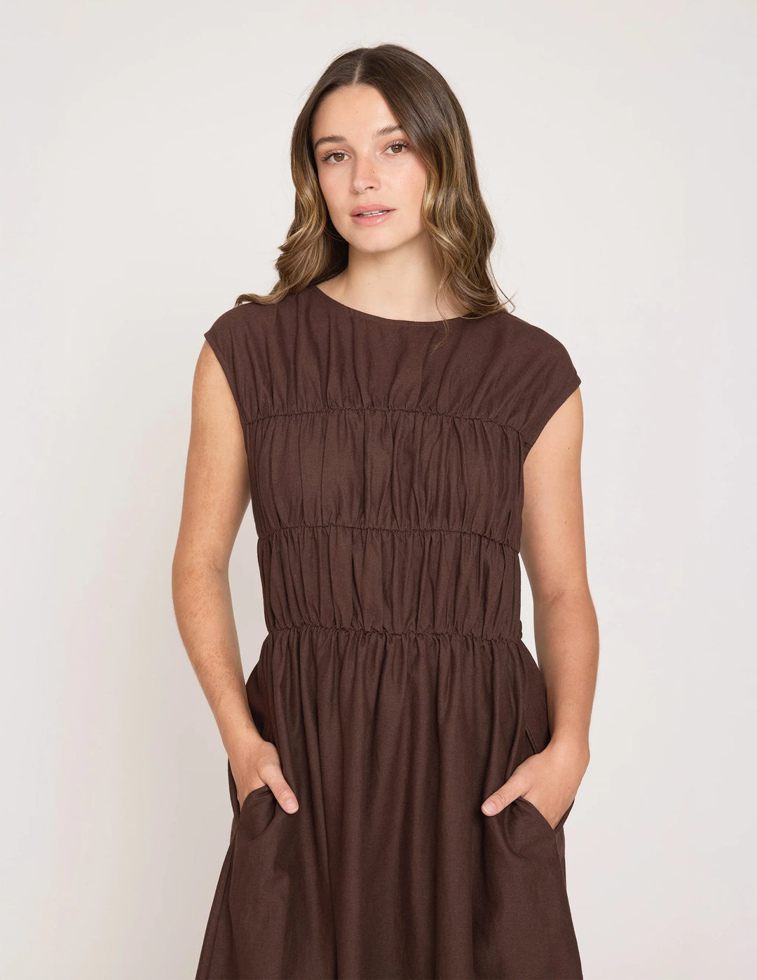 Natalie Dress | Chocolate
