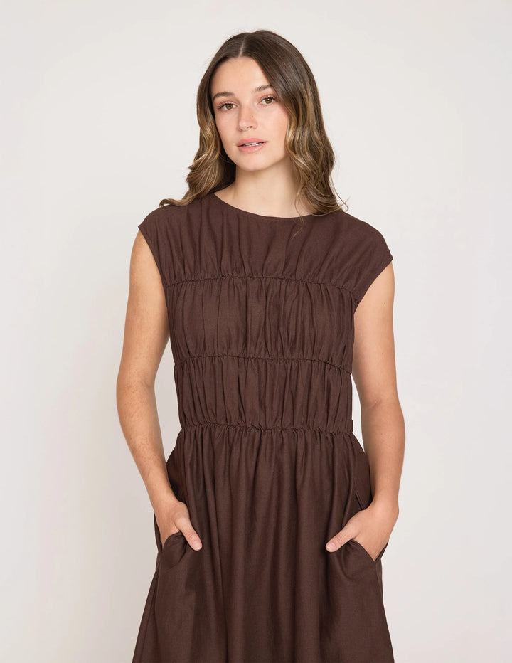 Natalie Dress | Chocolate