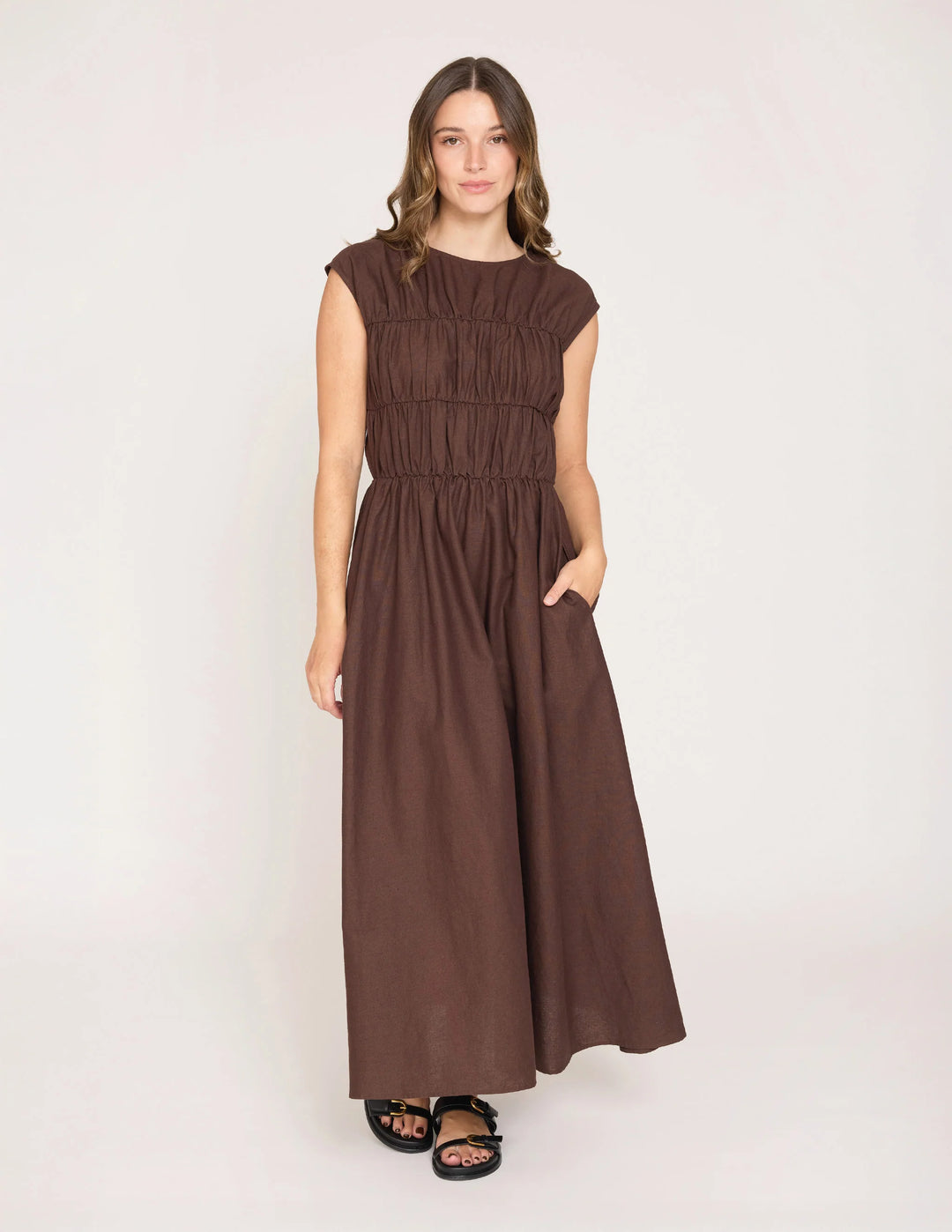 Natalie Dress | Chocolate