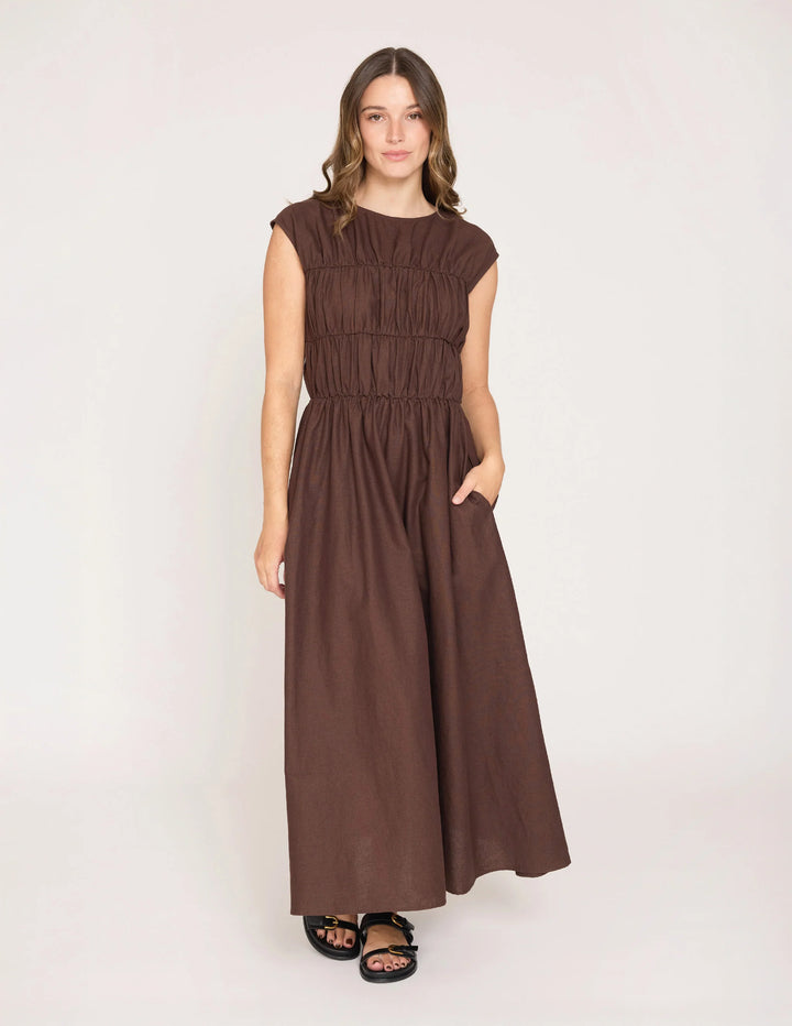 Natalie Dress | Chocolate