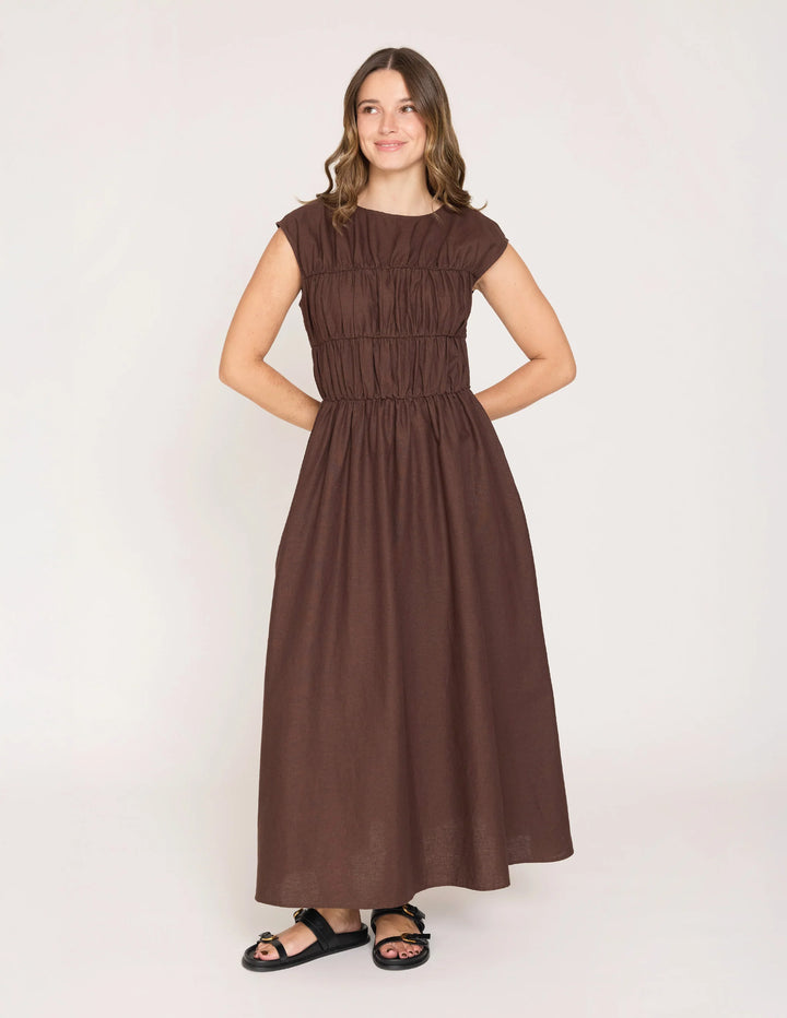 Natalie Dress | Chocolate