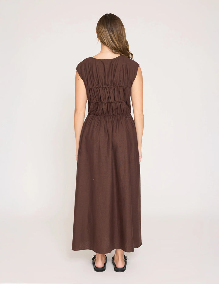 Natalie Dress | Chocolate