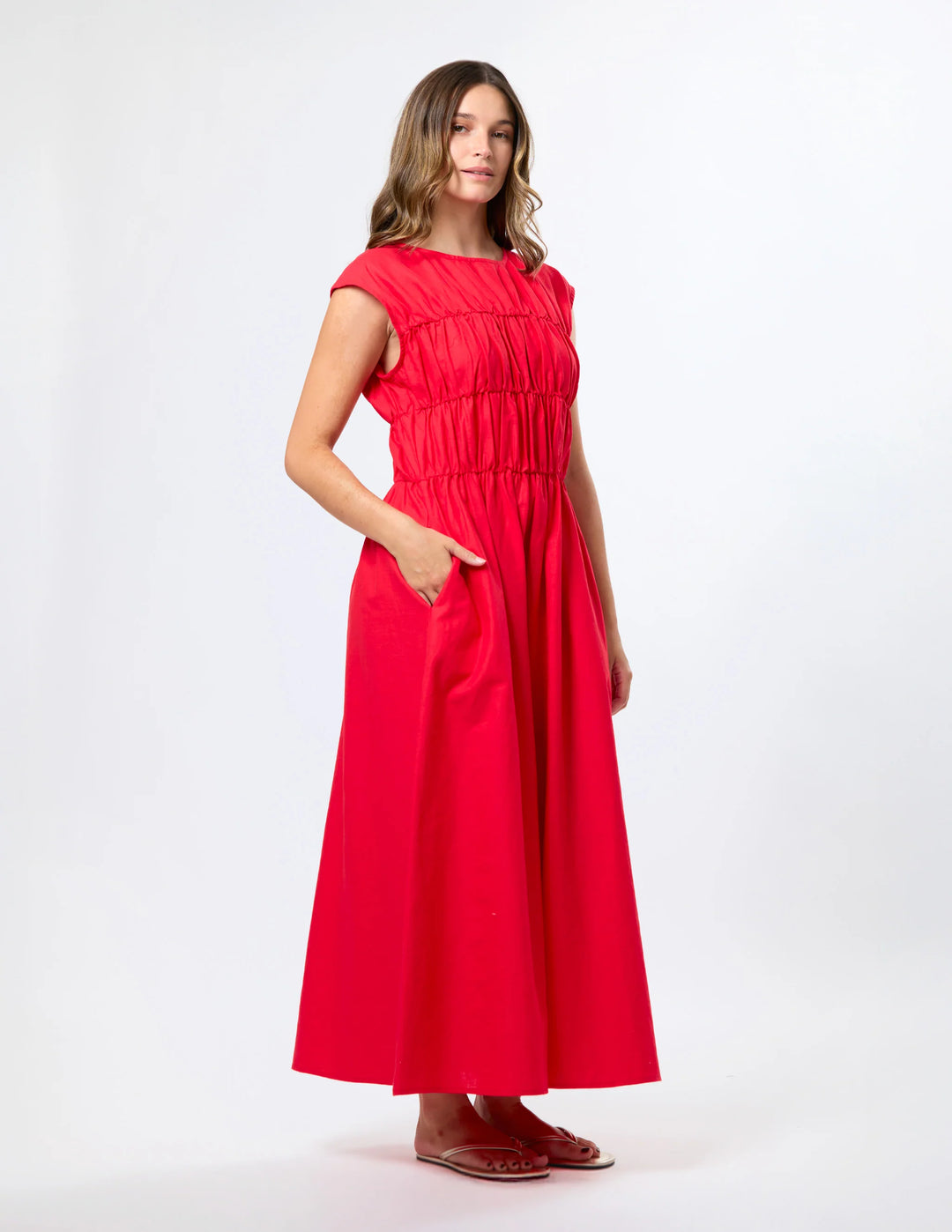 Natalie Dress | Scarlet