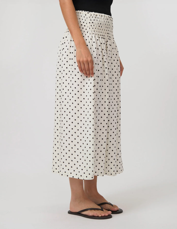 Zita Skirt | White/Black Sopot