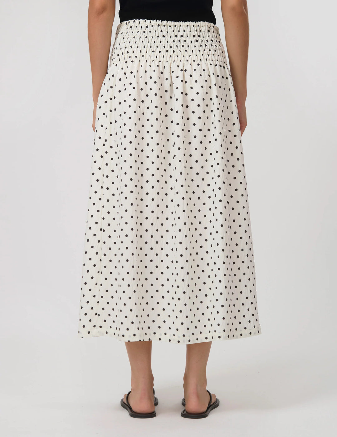 Zita Skirt | White/Black Sopot