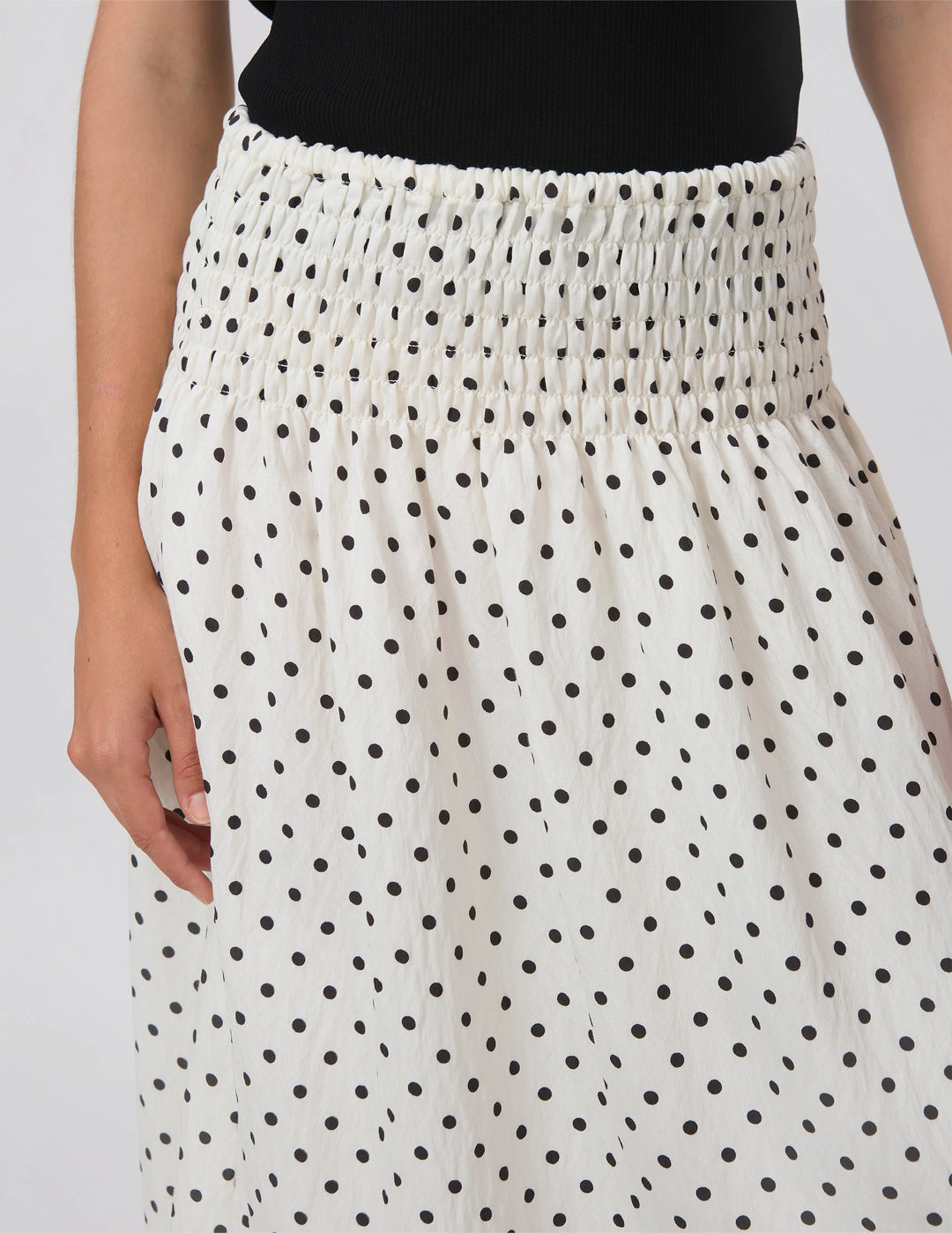 Zita Skirt | White/Black Sopot
