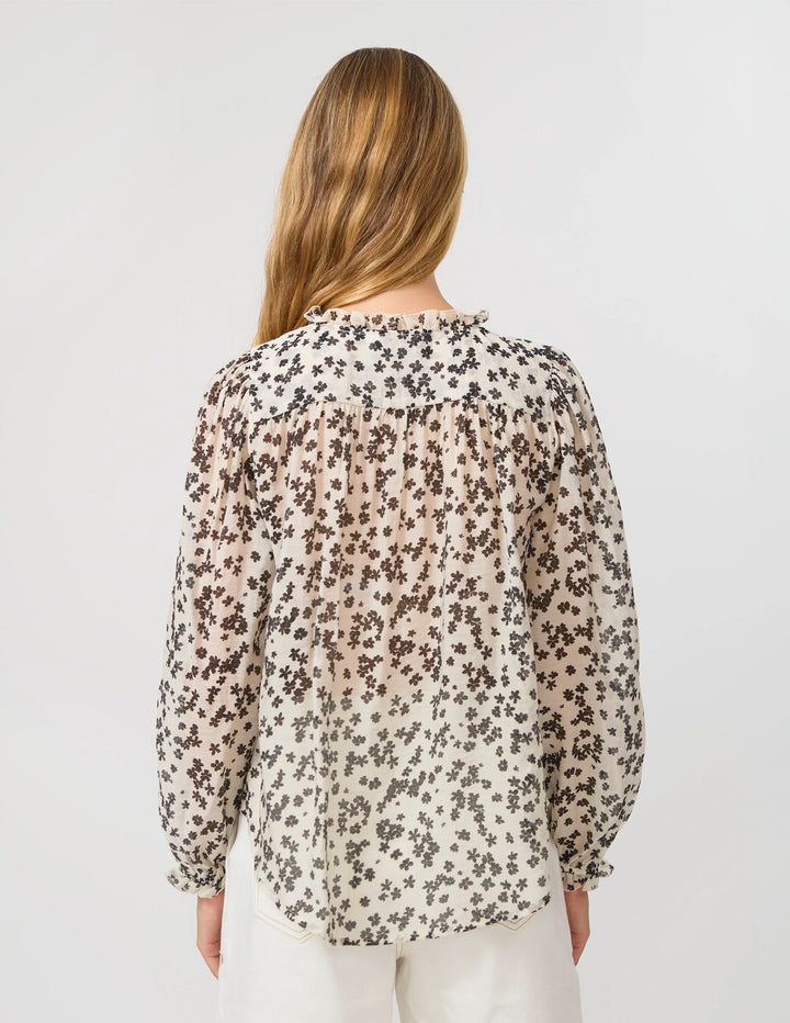 Dixie Blouse | Black Floral