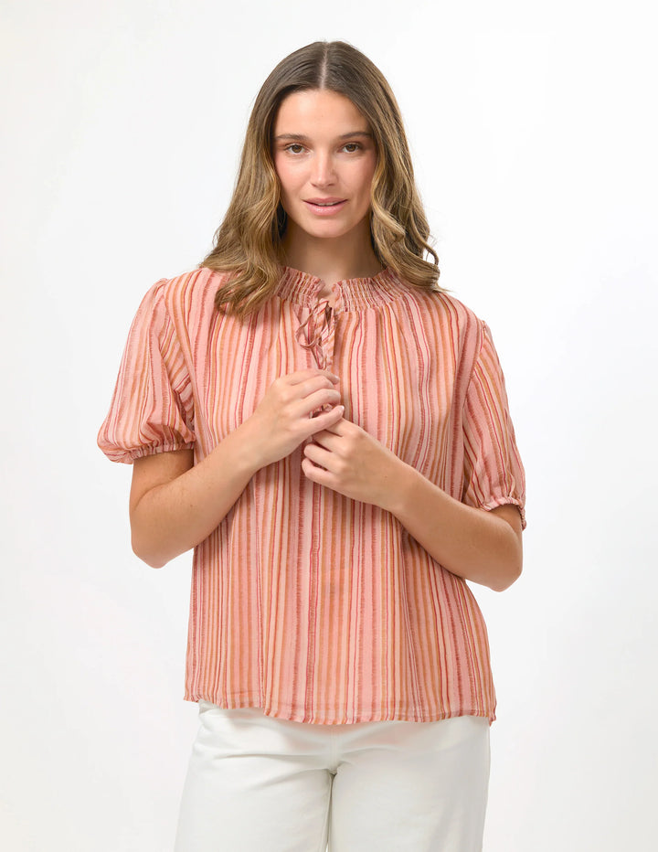 Adria Blouse | Candy Stripe