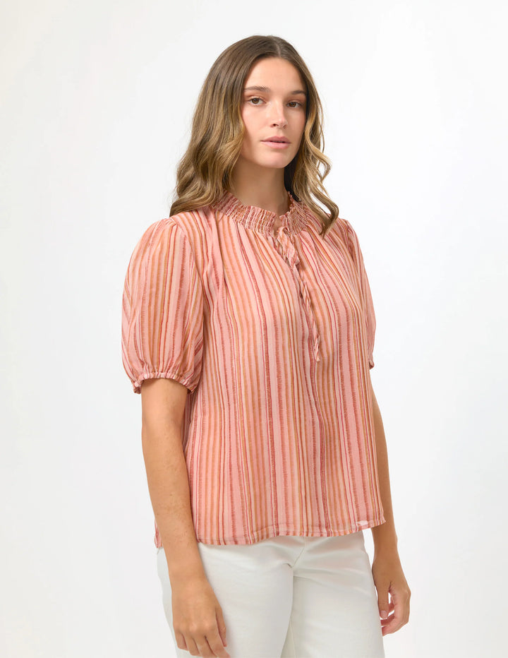 Adria Blouse | Candy Stripe