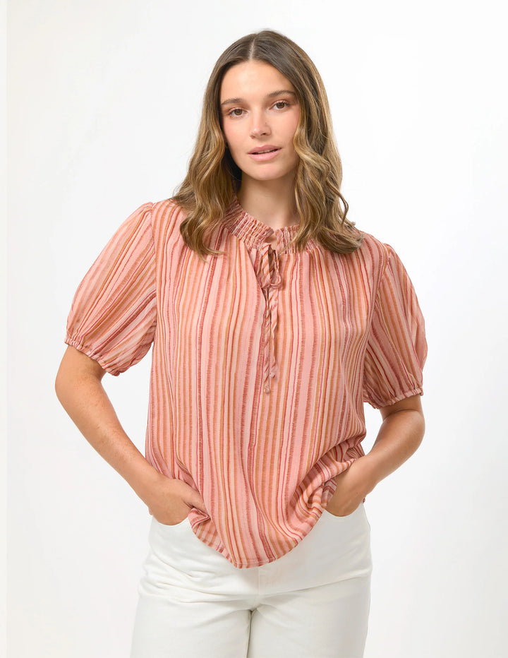 Adria Blouse | Candy Stripe
