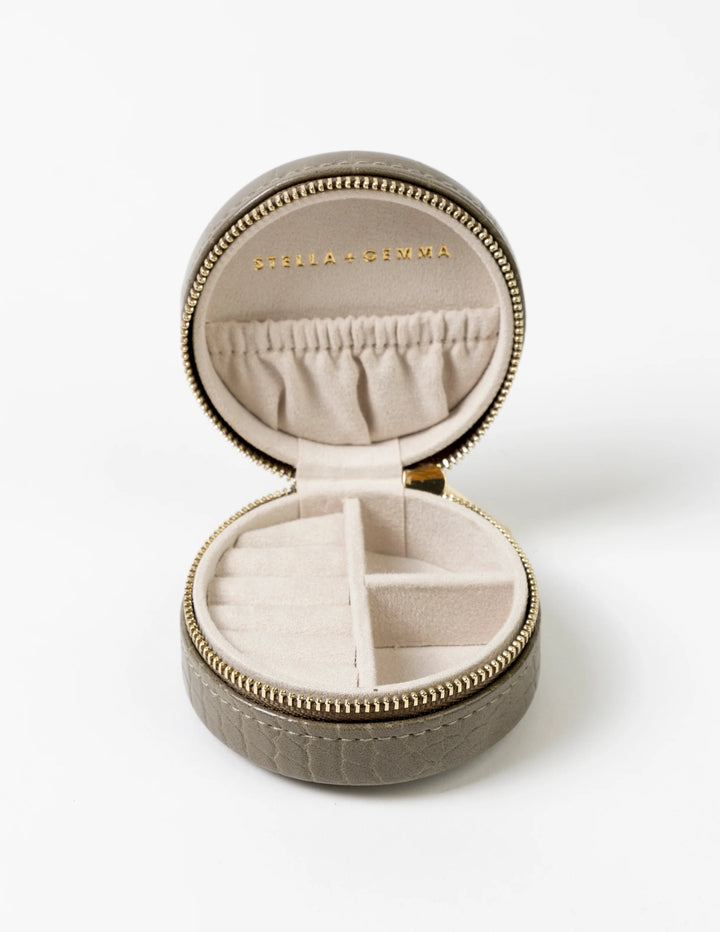 Jewel Box Small Round | Khaki