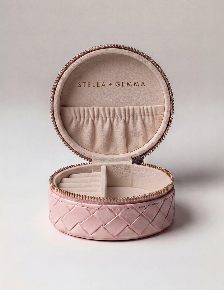 Jewel Box Round | Blush/Pink Weave
