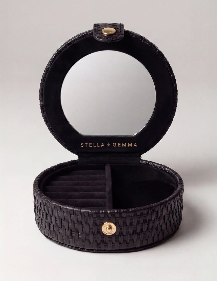 Jewel Box | Black Woven