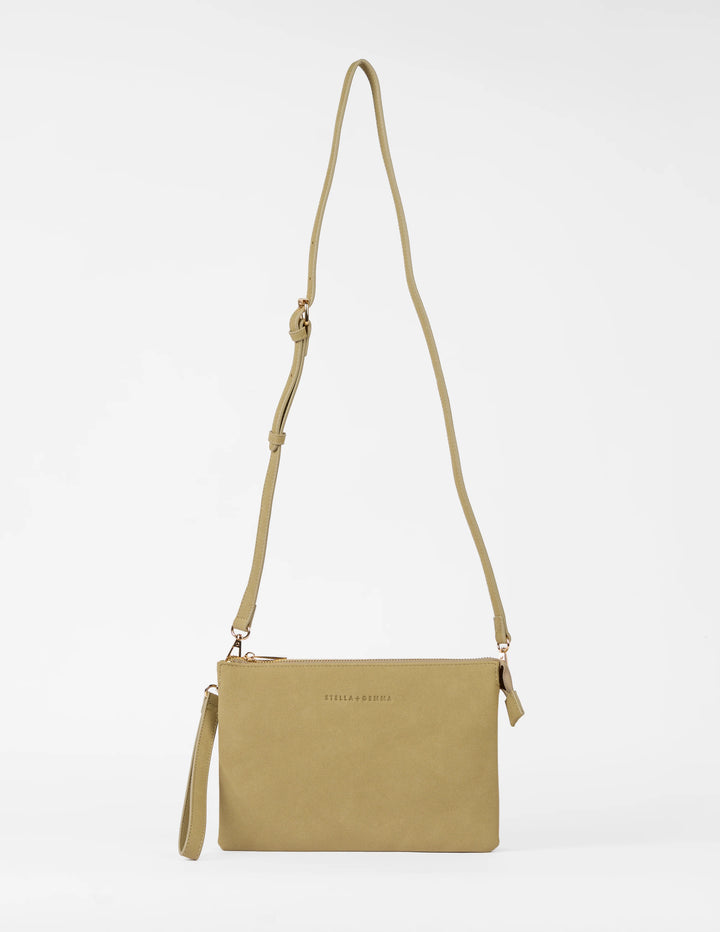 Frankie Multi Pouch | Taupe Suede