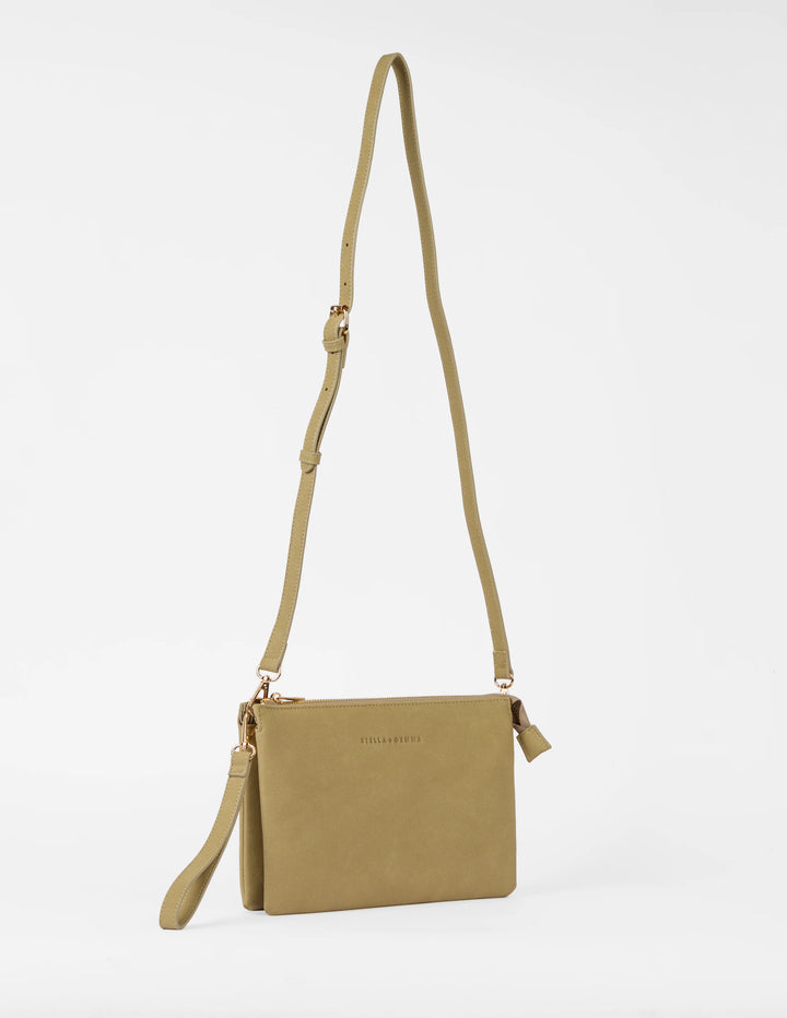 Frankie Multi Pouch | Taupe Suede