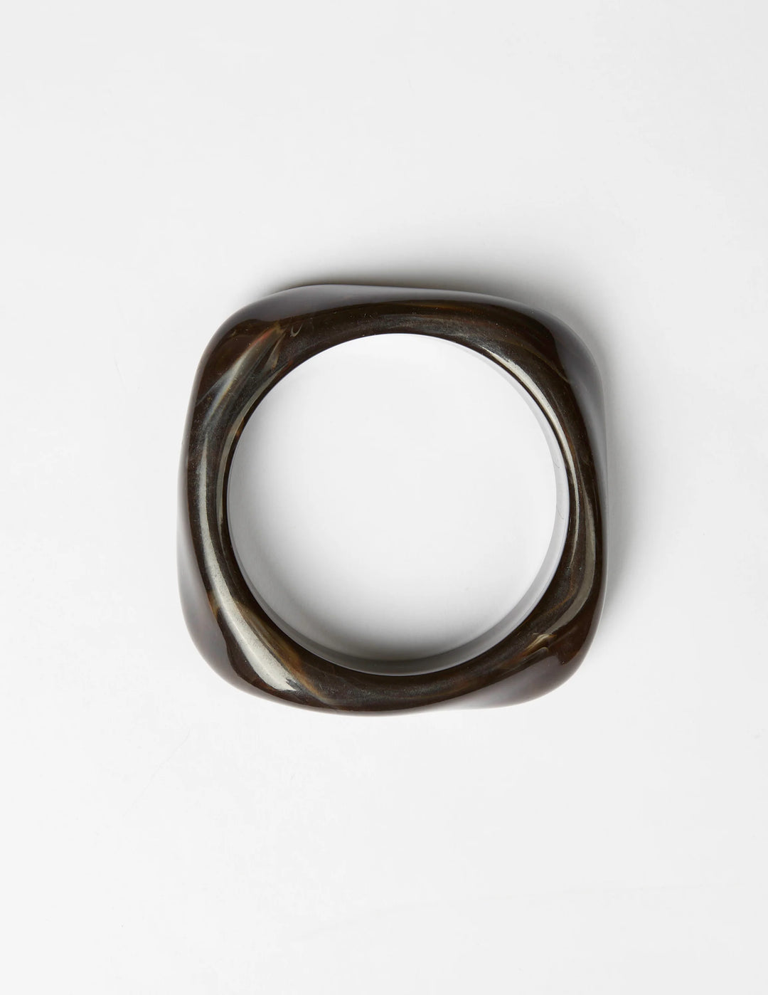 Bangle Black Agate Square