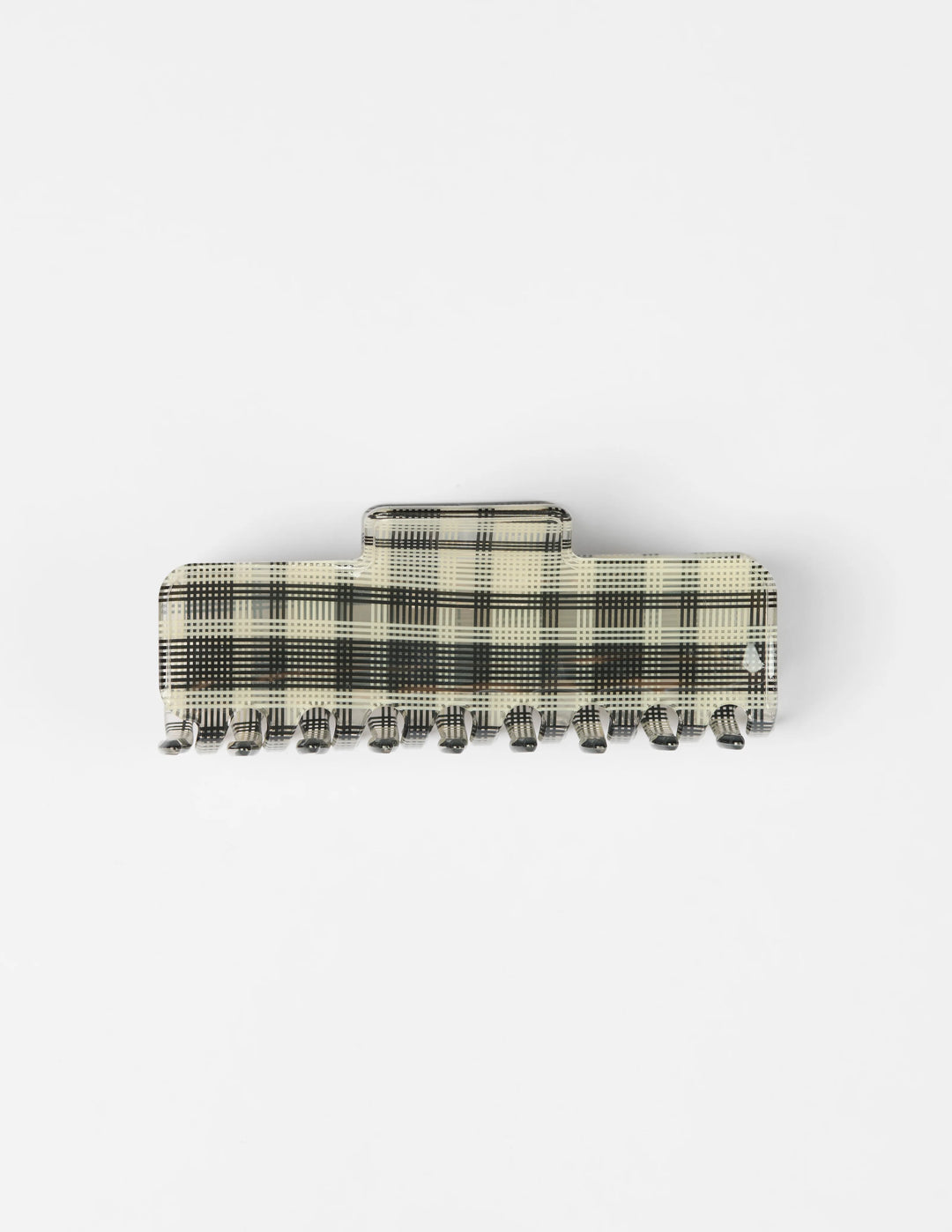 Hair Claw | Tartan Black