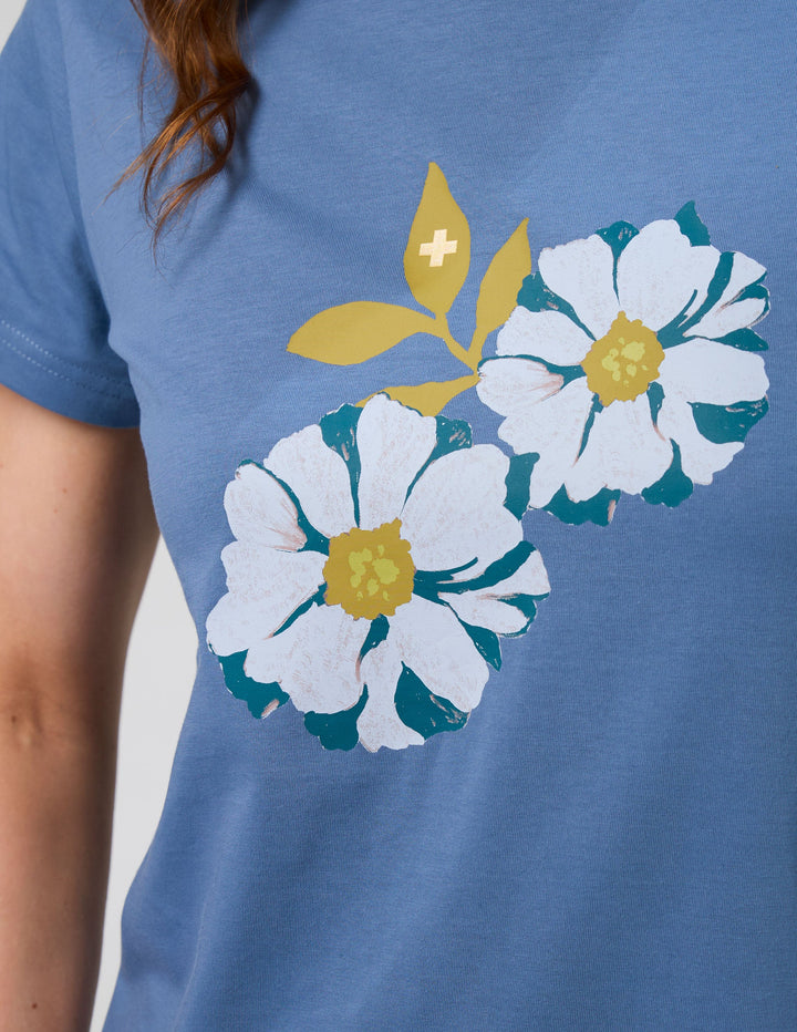 Classic Tee | Denim Monet’s Garden