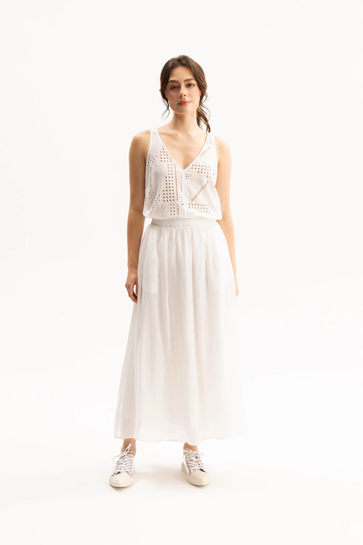 Molly Skirt | White
