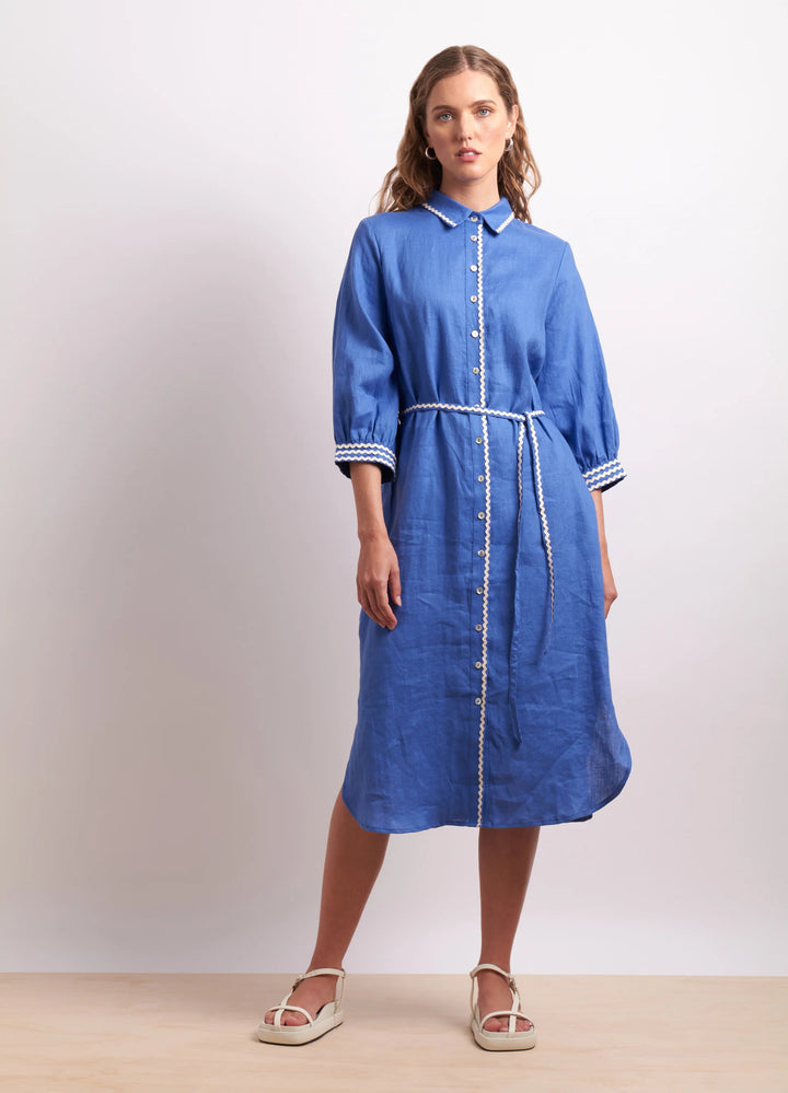 Ric Rac Shirt Dress | Marina