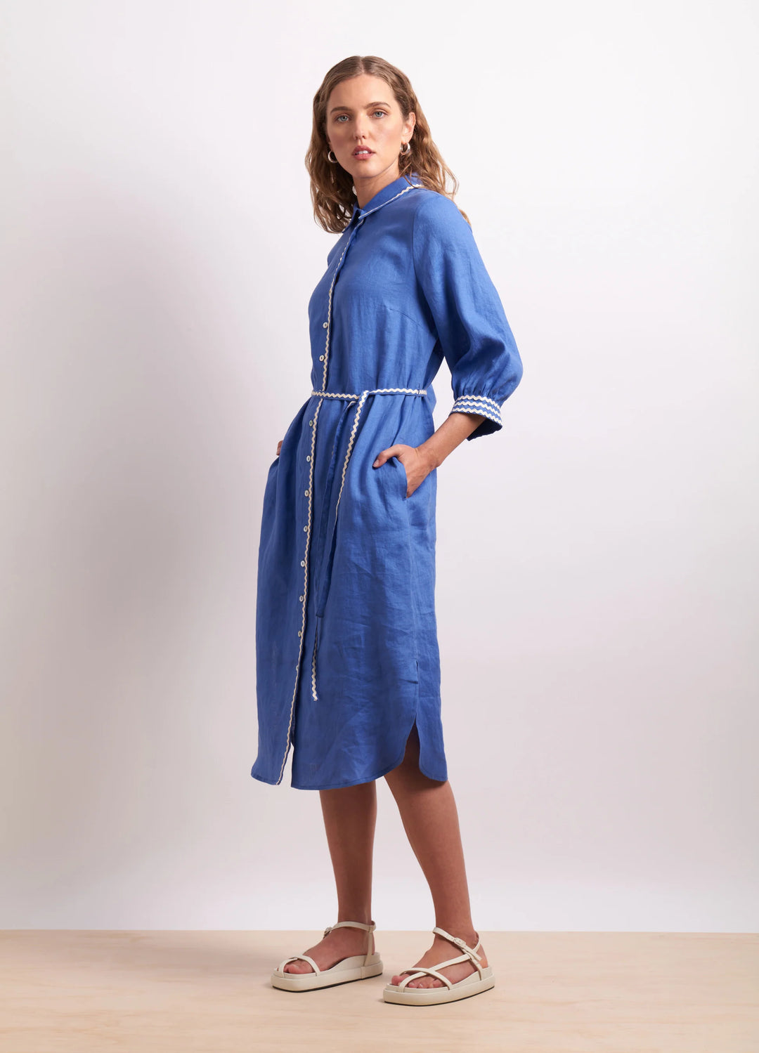 Ric Rac Shirt Dress | Marina