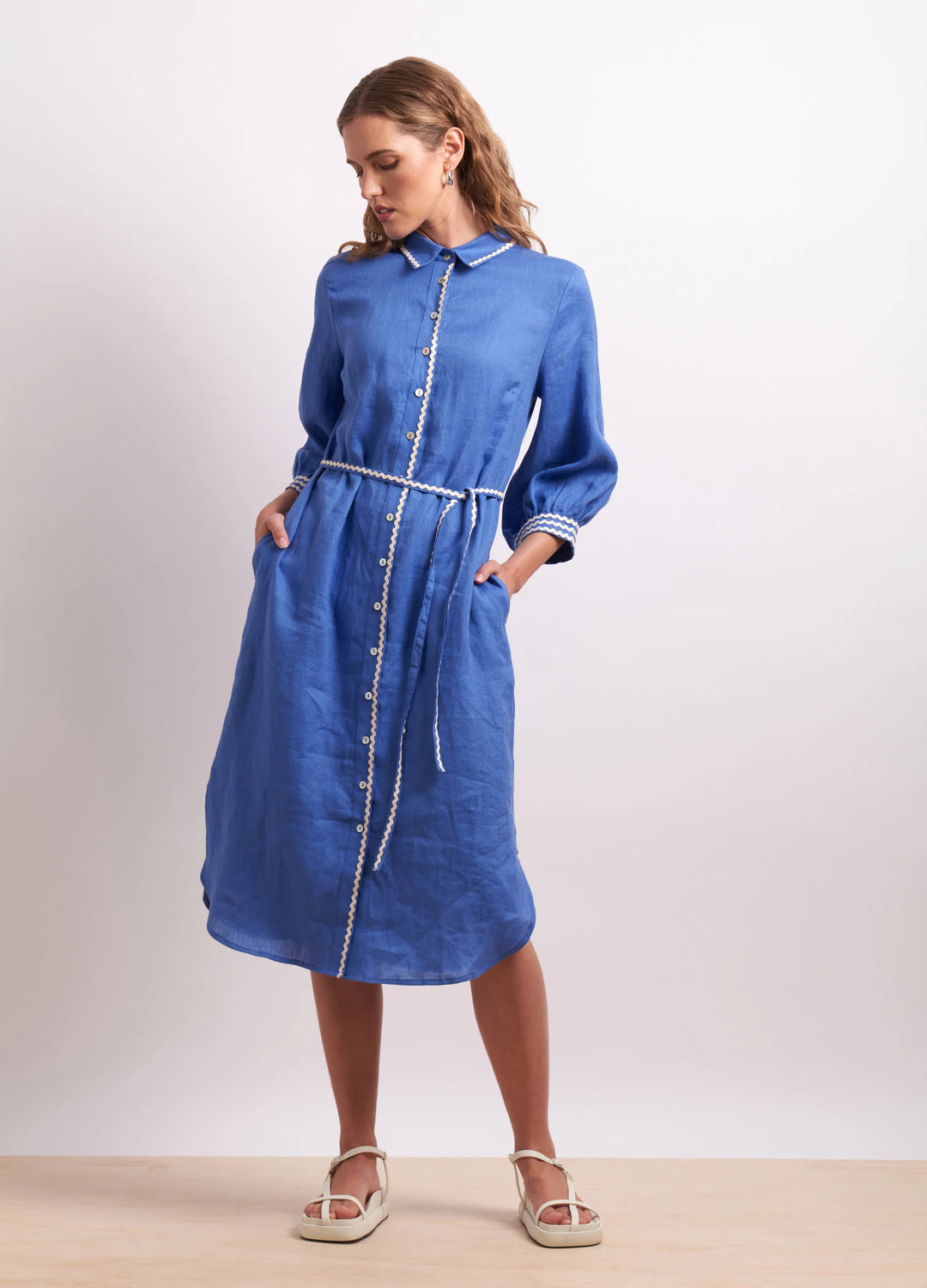 Ric Rac Shirt Dress | Marina