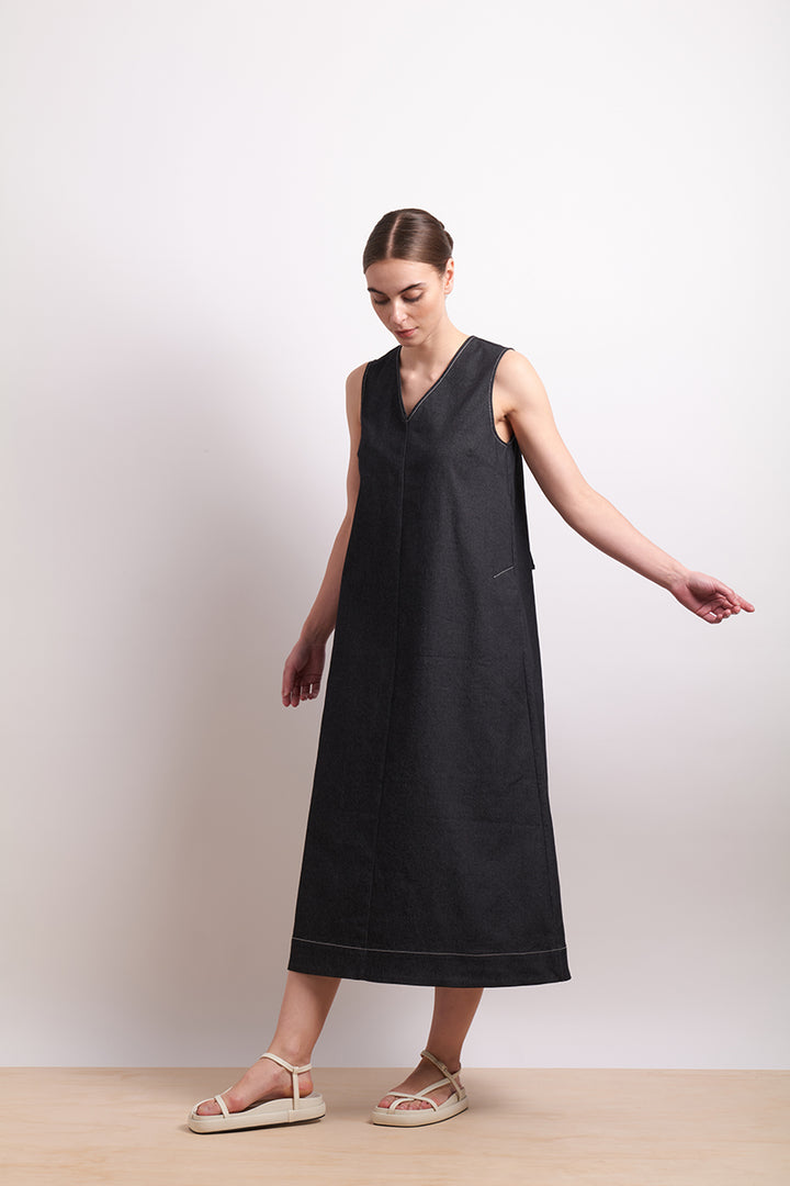 Buckle Up Dress | Ebony