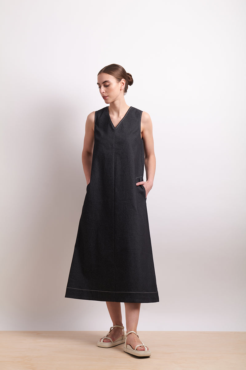 Buckle Up Dress | Ebony