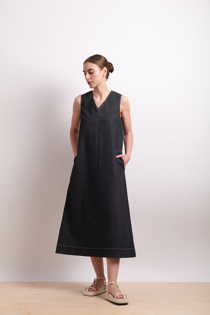 Buckle Up Dress | Ebony