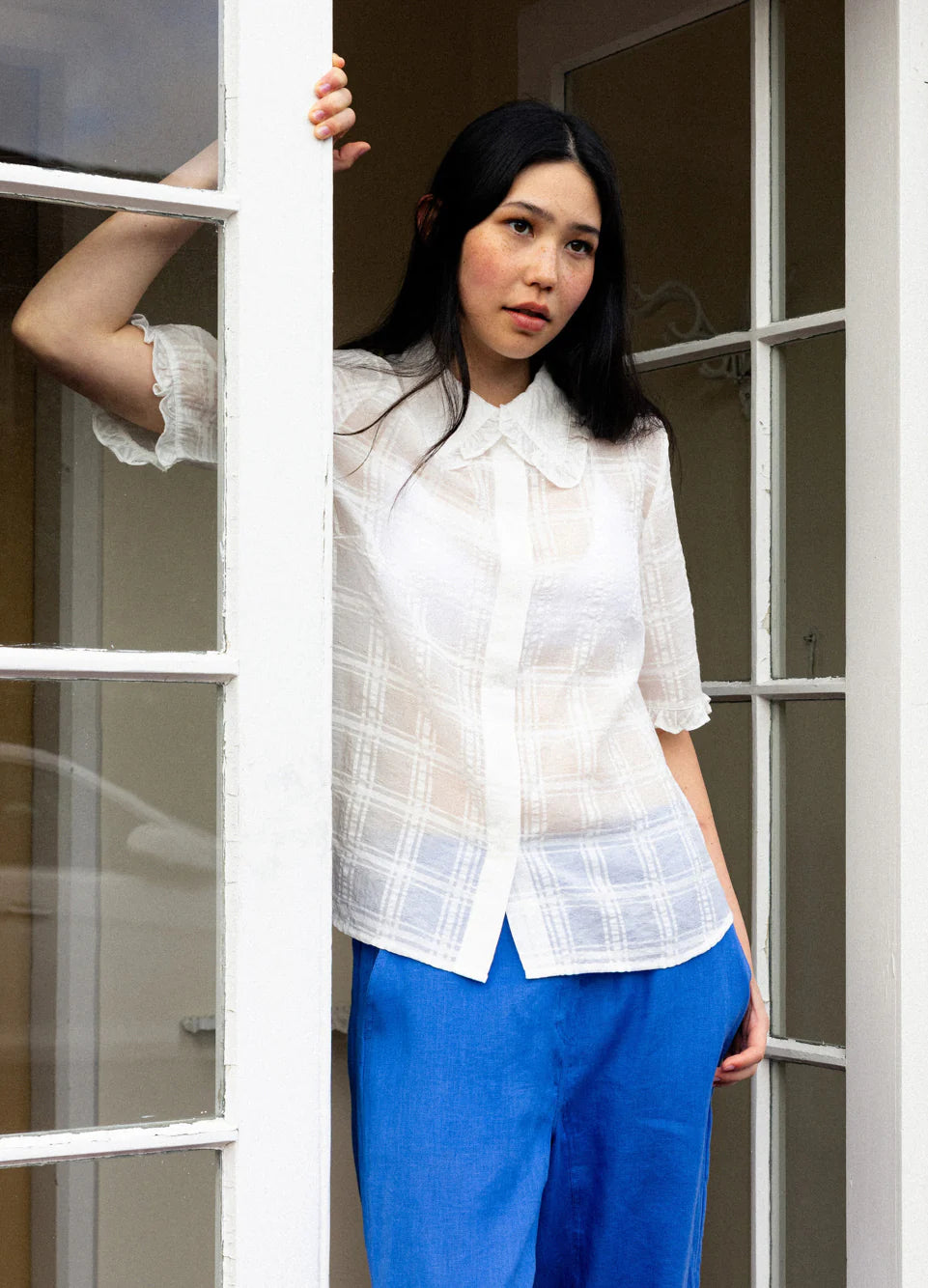 The Ruffles Shirt | White