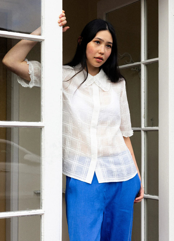 The Ruffles Shirt | White