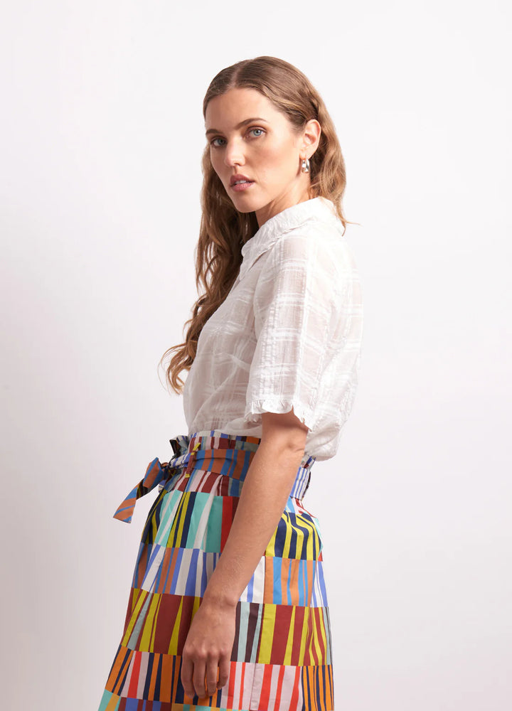 The Ruffles Shirt | White