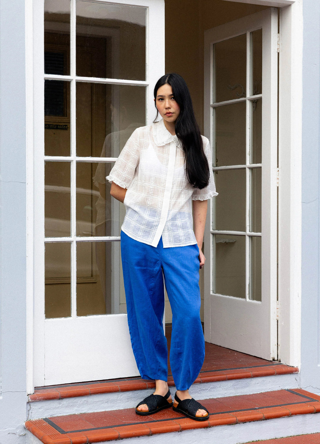 The Ruffles Shirt | White