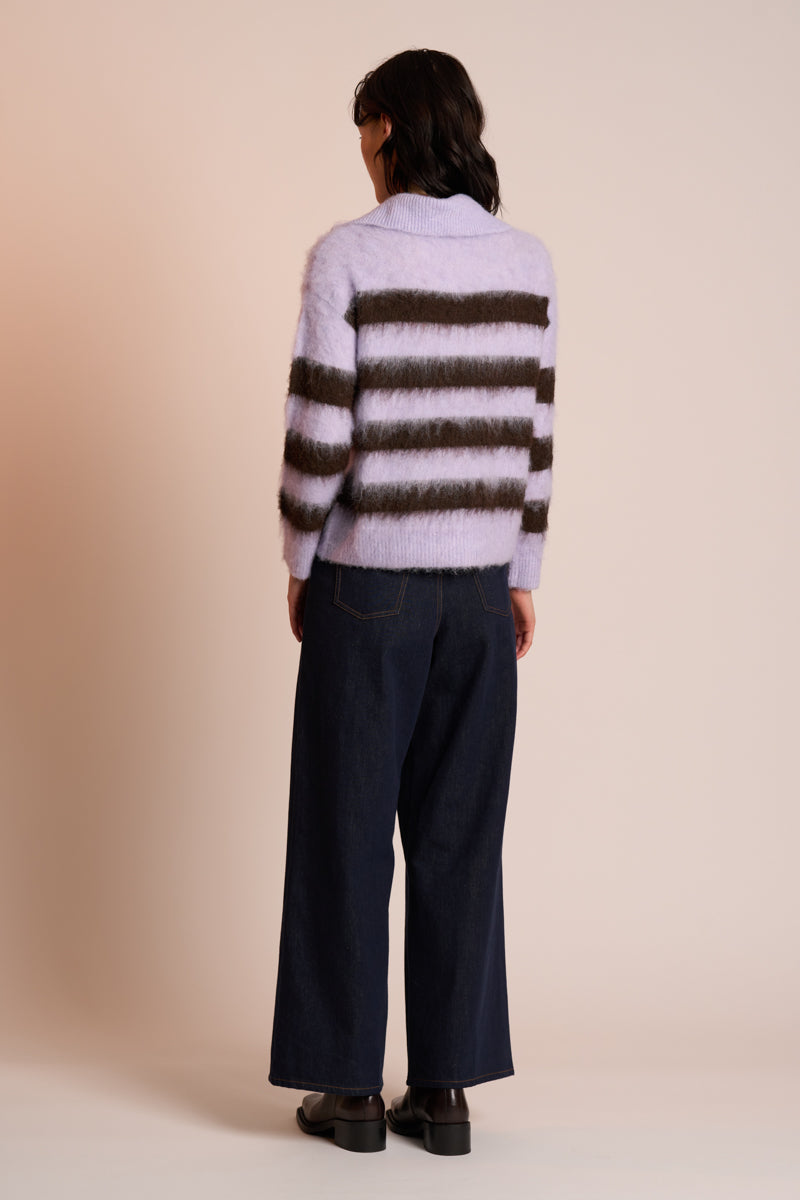 The Zip Jumper | Iris/Cacao