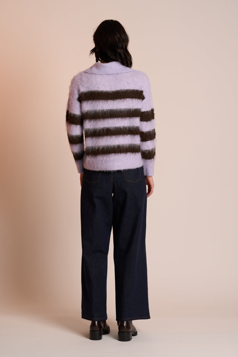 The Zip Jumper | Iris/Cacao